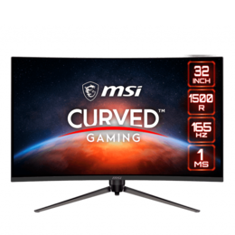 Optix AG321CR 31.5&quot;, Full HD 1920 x 1080 VA LED, 1ms, 165Hz, FreeSync™ Premium, Black, Curved LCD Monitor