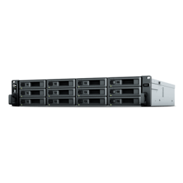 RS2421RP+ 12-bay 2U NAS Server, AMD Ryzen™ V1500B 4-core 2.2 GHz processor, 32GB DDR4 RAM (4GB pre-installed), SATA 6Gb/s, 1GbLAN / 4, USB 3.2 Gen 1 (Type-A) / 2, 350W Rdt PSU