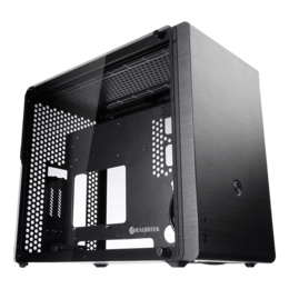 OPHION M EVO Tempered Glass, No PSU, Mini-ITX, Black, Mini Tower Case