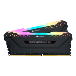 32GB (2 x 16GB) VENGEANCE® RGB Pro DDR4 3600MHz, CL18, Black, RGB LED, DIMM Memory