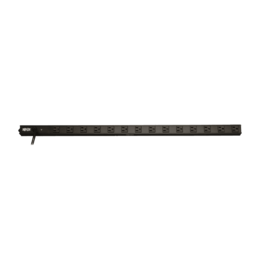Basic Power Distribution Unit, 12 NEMA 5-15R, 120V AC, 50/60Hz, 15A/1800VA, 15-ft cord, Black