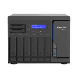 QNAP TS-h886-D1622-16G (2TB HDD Included), Intel® Xeon® D-1622, 8-Bay, SATA, NAS Server Storage System