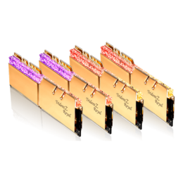 32GB (4 x 8GB) Trident Z Royal DDR4 4000MHz, CL18, Gold, RGB LED, DIMM Memory