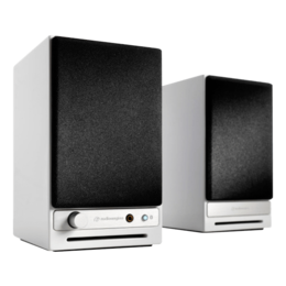 HD3-WHT, 2.0 (2 x 15W), w/ Bluetooth APTX-HD, Hi-Gloss White, Retail Speaker System
