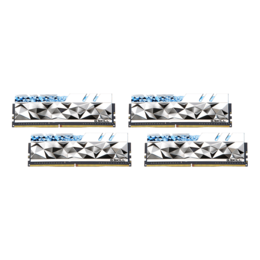 64GB (4 x 16GB) Trident Z Royal Elite DDR4 3600MHz, CL14, Silver, RGB LED, DIMM Memory