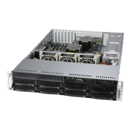 Supermicro SuperServer SYS-620P-TR(T), 3rd Generation Intel® Xeon® Scalable Processors, SATA/SAS, 2U Rackmount Server Computer