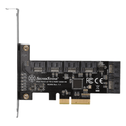 ECS06 6 Ports SATA Gen3 (6Gbps) Non-RAID PCI Express Gen3 x2 card