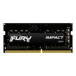 16GB FURY Impact DDR4 2666MHz, CL16, Black, SO-DIMM Memory