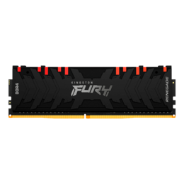 16GB FURY Renegade DDR4 3200MHz, CL16, Black, RGB LED, DIMM Memory