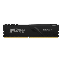 32GB FURY Beast DDR4 3200MHz, CL16, Black, DIMM Memory