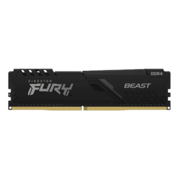 8GB FURY Beast DDR4 3733MHz, CL19, Black, DIMM Memory