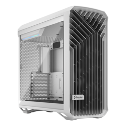 Torrent Clear, Tempered Glass, No PSU, E-ATX, White, Mid Tower Case