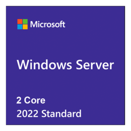 Microsoft Windows Server 2022 Standard Additional License - 2 Core - APOS Add-on after initial purchase (no media, no key)