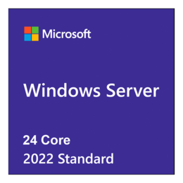 Microsoft Windows Server 2022 Standard - Base License with media and key - 24 Core