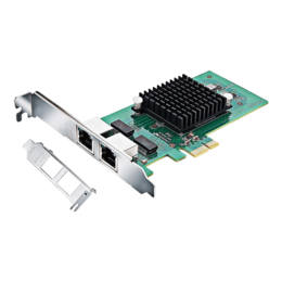 1.25Gbps Ethernet Network Adapter, Intel 82576, (2x RJ45)