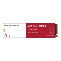 4TB Red SN700 2280, 3400 / 3100 MB/s, PCIe 3.0 x4 NVMe, M.2 SSD