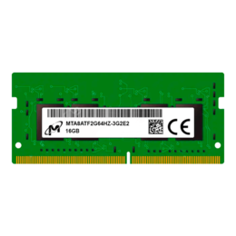 16GB MTA8ATF2G64HZ-3G2E2, Single-Rank, DDR4 3200MHz, CL22, SO-DIMM Memory