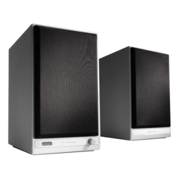 HD6-WHT, 2.0 (2 x 50W), Wireless APTX-HD Bluetooth / Remote Control, Hi-Gloss White, Retail Speaker System