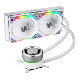 Galahad AIO UNI FAN SL Edition 240 White, w/ Controller, 240mm Radiator, Liquid Cooling System