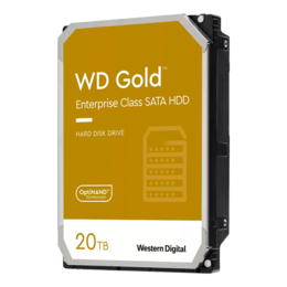 20TB Gold™ WD201KRYZ, 7200 RPM, SATA 6Gb/s, 512e, 512MB cache, Non-SED, 3.5&quot; HDD