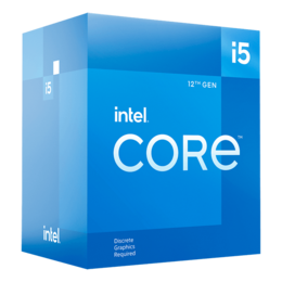 Core™ i5-12400F 6 (6P+0E) Cores 2.5 - 4.4GHz Turbo, LGA 1700, 117W MTP, Retail Processor
