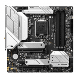 MAG B660M MORTAR WIFI DDR4, Intel® B660 Chipset, LGA 1700, Type-C 2x2, microATX Motherboard