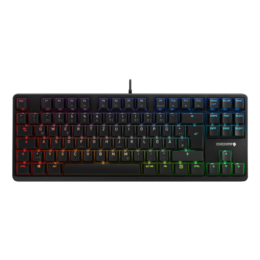 G80-3000N RGB TKL, RGB LED, MX Silent Red Switches, Wired USB, Black, Mechanical Gaming Keyboard