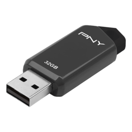 P-FD32GRTCG-GE, 32GB, USB 2.0, Gray, Flash Drive