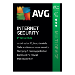 AVG Internet Security (10 Devices, 2 Years, Global)