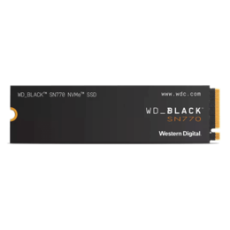 250GB Black SN770 2280, 4000 / 2000 MB/s, 3D NAND, PCIe 4.0 x4 NVMe, M.2 SSD