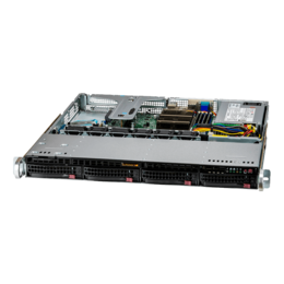 Supermicro SuperServer SYS-510T-M(R), Intel® Xeon® E-2300 Series Processors, SATA/SAS, 1U Rackmount Server Computer