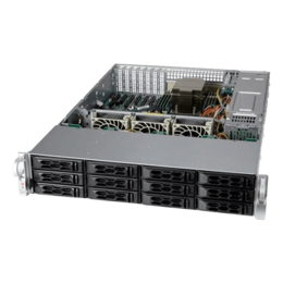 Supermicro A+ Server 2014S-TR, AMD EPYC™ 7002/7003 Series Processors, SATA/SAS, 2U Rackmount Server Computer