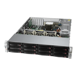 Supermicro SuperServer SSG-520P-ACTR12L, 3rd Gen. Intel® Xeon® Scalable Processors, SATA/SAS, 2U Storage Server Computer