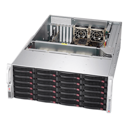 Supermicro SuperServer SSG-640P-E1CR24L, 3rd Gen. Intel® Xeon® Scalable Processors, SATA/SAS, 4U Storage Server Computer