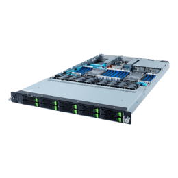 GIGABYTE R182-NA1, 3rd Generation Intel® Xeon® Scalable Processors, SATA/SAS/NVMe, 1U Rackmount Server Computer
