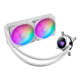 ROG Strix LC II 240 ARGB White Edition, 240mm Radiator, Liquid Cooling System