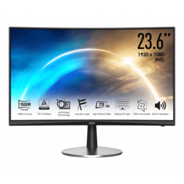 PRO MP242C 23.8&quot;, Full HD 1920 x 1080 VA LED, 5ms, 75Hz, Black, Curved LCD Monitor