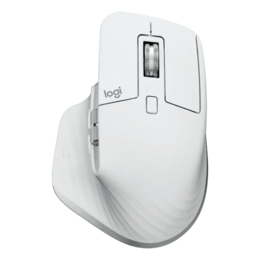 MX MASTER 3S, 8000dpi, Wireless 2.4/Bluetooth, Pale Grey, Optical Gaming Mouse
