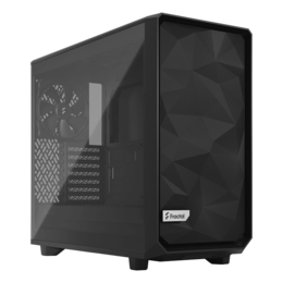 Meshify 2 Lite Tempered Glass, No PSU, E-ATX, Black, Mid Tower Case
