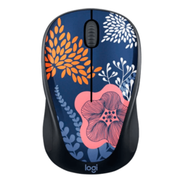 M317, 1000 dpi, Wireless 2.4, FOREST FLORAL, Optical Mouse