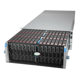 Supermicro Storage SuperServer SSG-640SP-DE2CR90, Quad 3rd Gen Intel® Xeon® Scalable, SATA/SAS, 2-Node 4U Rackmount Server Computer