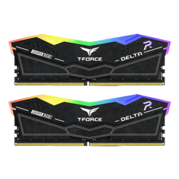 32GB (2 x 16GB) DELTA RGB DDR5 5200MHz, CL40, Black, RGB LED, DIMM Memory