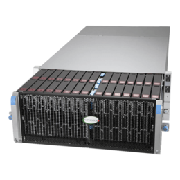 Supermicro Storage SuperServer SSG-640SP-DE2CR60, Quad 3rd Gen Intel® Xeon® Scalable, SATA/SAS, 2-Node 4U Rackmount Server Computer