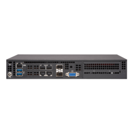 Supermicro SuperServer SYS-E300-12D-4CN6P, Intel® Xeon® Processor D-1718T, Mini-1U IoT Server