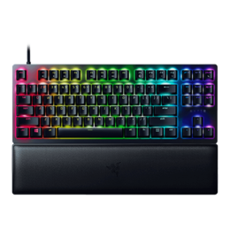 Huntsman V2 Tenkeyless, RGB LED, Linear Optical Switch, Wired USB-C, Black, Gaming Keyboard
