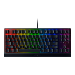 BlackWidow V3 Tenkeyless, RGB LED, Green Switch, Wired USB, Black, Mechanical Gaming Keyboard