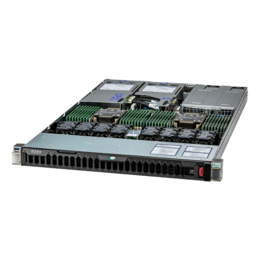Supermicro Hyper SuperServer SYS-120H-TNR, Dual 3rd Gen Intel® Xeon® Scalable, NVMe/SATA/SAS, 1U Rackmount Server Computer
