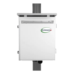Supermicro SuperServer E403-9D-16C-IP, Intel® Xeon® processor D-2183IT, Pole-Mounted Outdoor Server for 5G and the Intelligent Edge