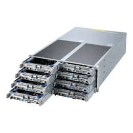 Supermicro A+ Server F1114S-FT FatTwin, Eight AMD EPYC™ 7003 Series Processors, SATA, 8-Node 4U Rackmount Server Computer