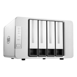 F4-423 Intel® Celeron® N5105/5095 Quad Core 2.0 GHz CPU, 4GB RAM, 2.5GbE Ethernet Port x2, 4-Bay High Performance NAS For SMB
